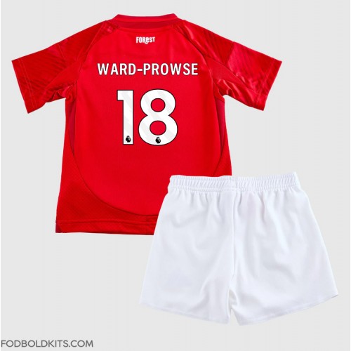 Nottingham Forest James Ward-Prowse #18 Hjemmebanesæt Børn 2024-25 Kortærmet (+ Korte bukser)